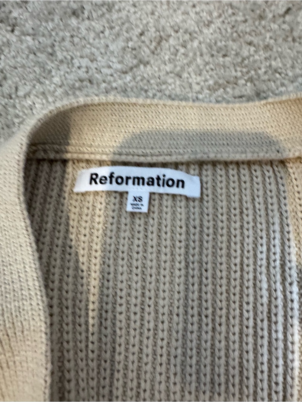 Reformation Knit Button Cardigan - Picture 3 of 3
